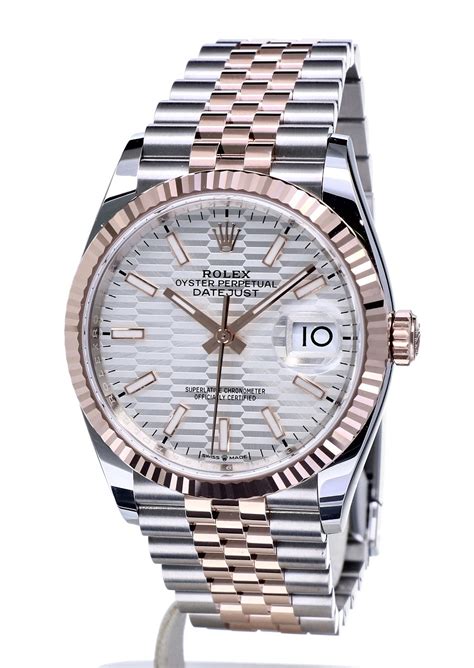 rolex datejust silver rose gold|Rolex Datejust price guide.